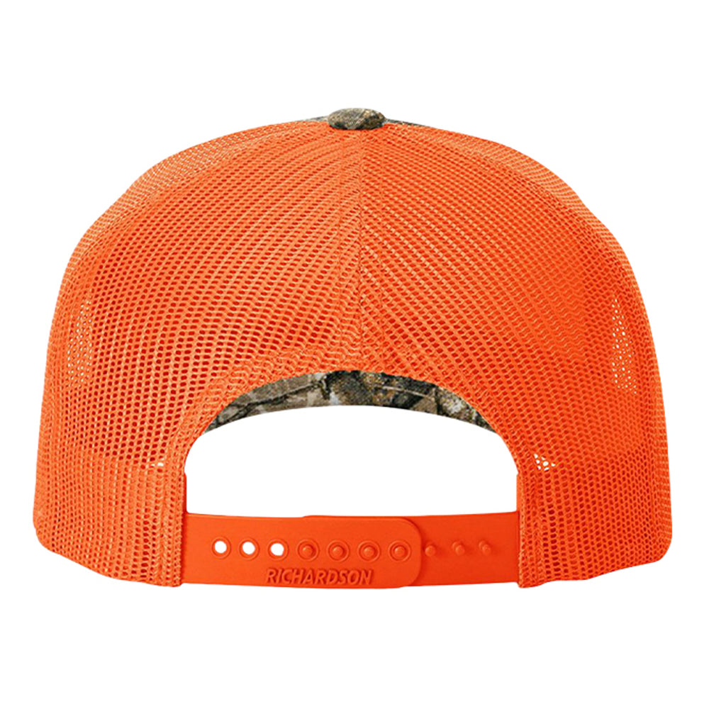 Realtree Edge/ Neon Orange - 112PFP - BACK