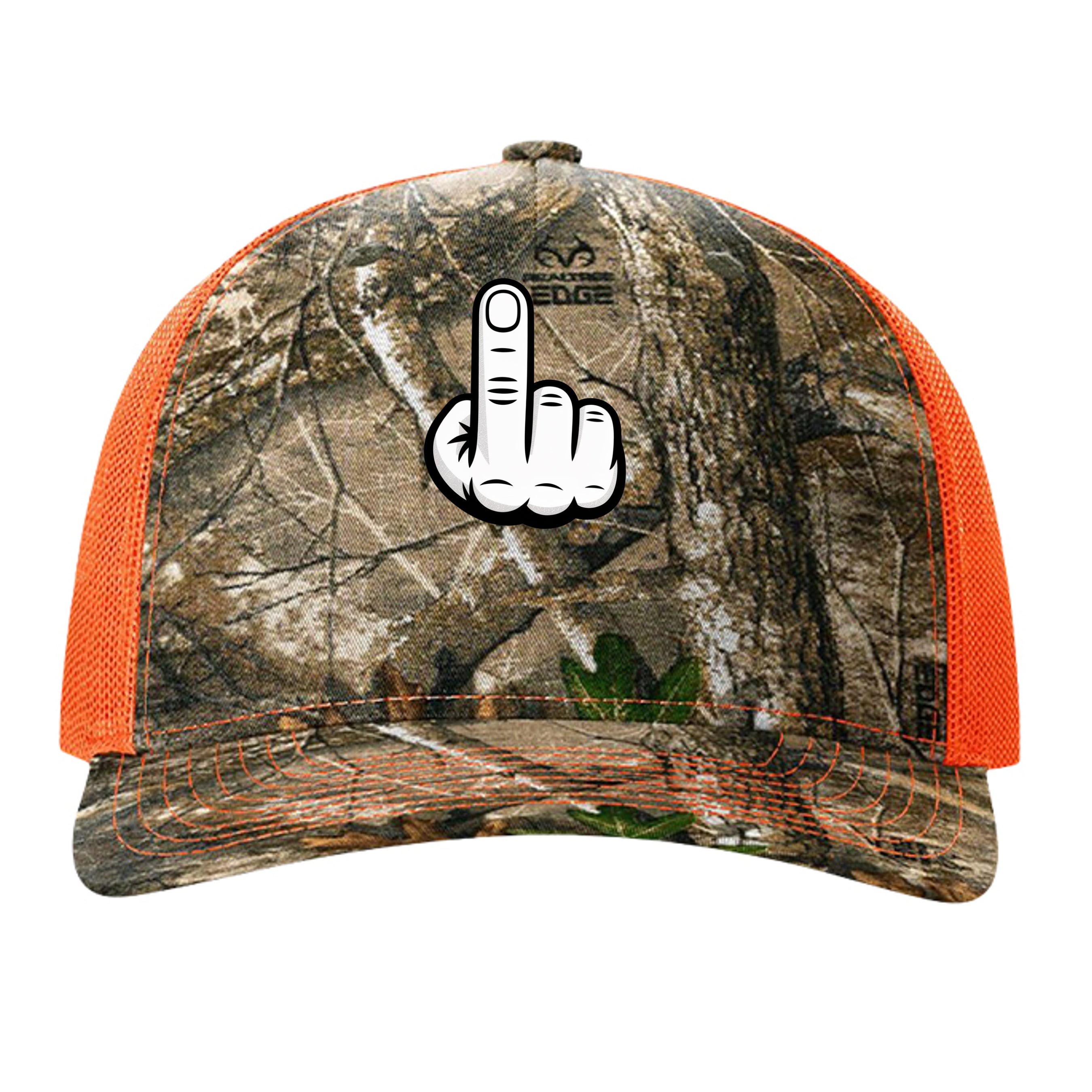 Realtree Edge/ Neon Orange - 112PFP - FRONT